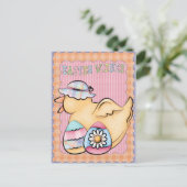 Carte postale de Pâques mignonne (Debout devant)