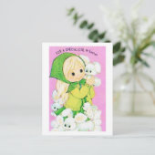 Carte postale de Pâques pour une fille spéciale (Debout devant)