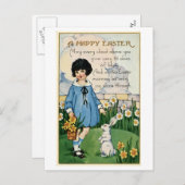 Carte postale de Pâques (vers 1915) (Devant / Derrière)