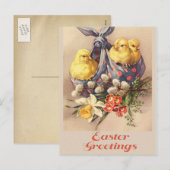 Carte postale de Pâques vintage (Devant / Derrière)