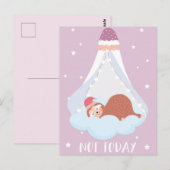 Carte postale de paresseux (Devant / Derrière)