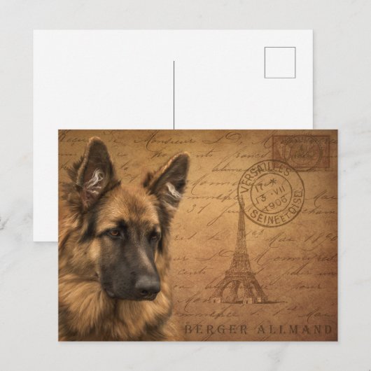 Carte postale de Paris (Devant / Derrière)