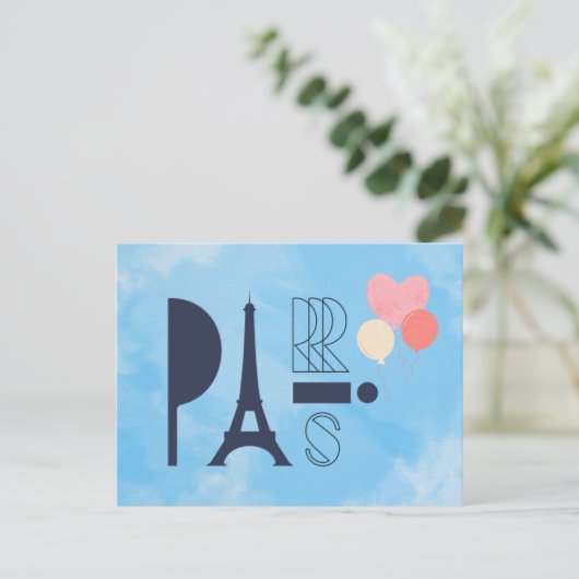 Carte postale de Paris (Debout devant)