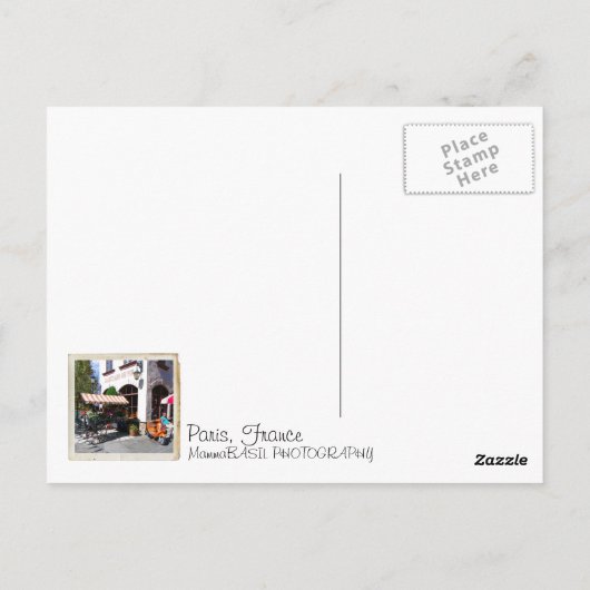 Carte postale de Paris ! (Dos)