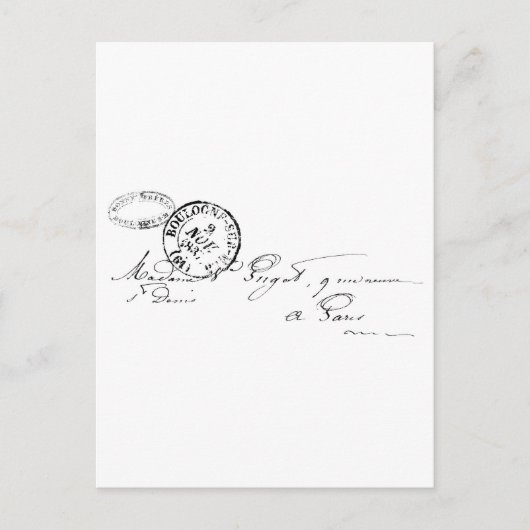Carte Postale De Paris (Devant)