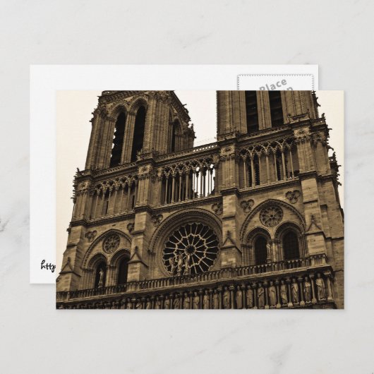 Carte postale de Paris (Devant / Derrière)