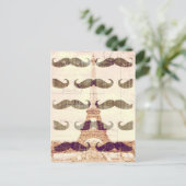 Carte Postale De Paris avec moustache (Debout devant)