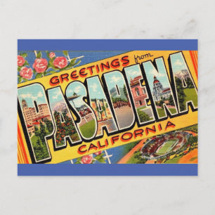 Carte postale de Pasadena Ca. Travel