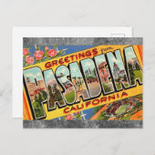 Carte postale de Pasadena Ca. Travel (Devant / Derrière)
