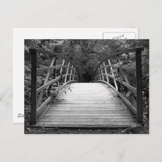 Carte postale de passage (b&w) (Devant / Derrière)