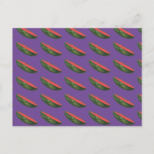 Carte postale de pastèque (Devant)