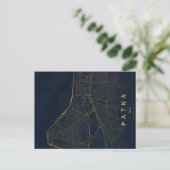 Carte postale de Patna en Inde avec un design mini (Debout devant)
