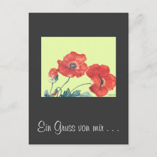 Carte postale de Pavot