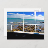 Carte postale de paysage de mer (Devant / Derrière)