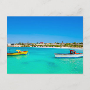 Carte postale de paysage de plage moderne de natur