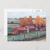 Carte postale de paysage du Wisconsin (Devant / Derrière)