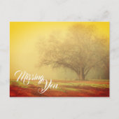 Carte postale de paysage "Tu me manques" (Devant)