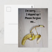 Carte postale de peau de banane (Devant / Derrière)