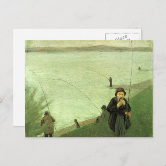 Carte postale de pêche (Devant / Derrière)