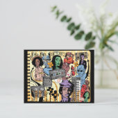 Carte postale de pêche de Killa (Debout devant)