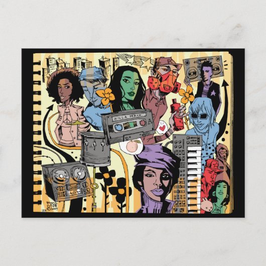 Carte postale de pêche de Killa (Devant)