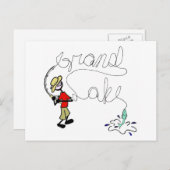 Carte postale de pêche Grand Lake (Devant / Derrière)