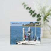 Carte postale de pêche Marina Del Rey ! (Debout devant)