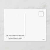 Carte postale de peinture à l'eau (Dos)