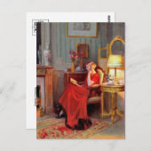 Carte postale de peinture classique (Devant / Derrière)