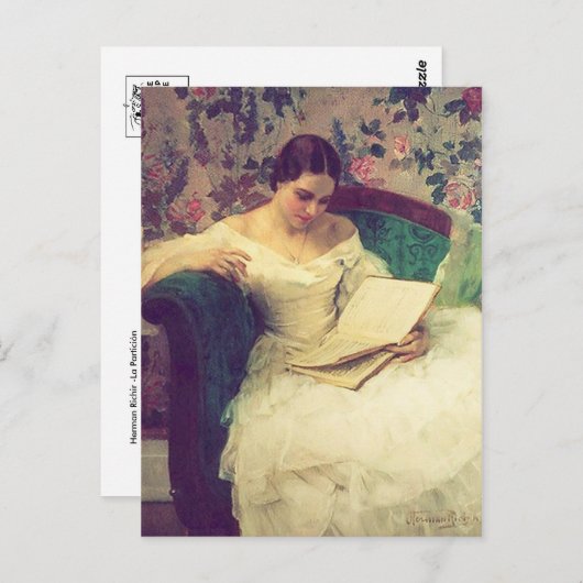 Carte postale de peinture classique (Devant / Derrière)