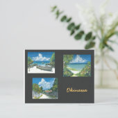 Carte postale de peinture Okinawa (Debout devant)