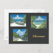 Carte postale de peinture Okinawa (Devant / Derrière)