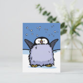Carte postale de Penguin Chick Happy (Debout devant)