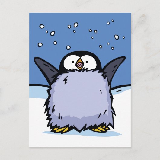 Carte postale de Penguin Chick Happy (Devant)