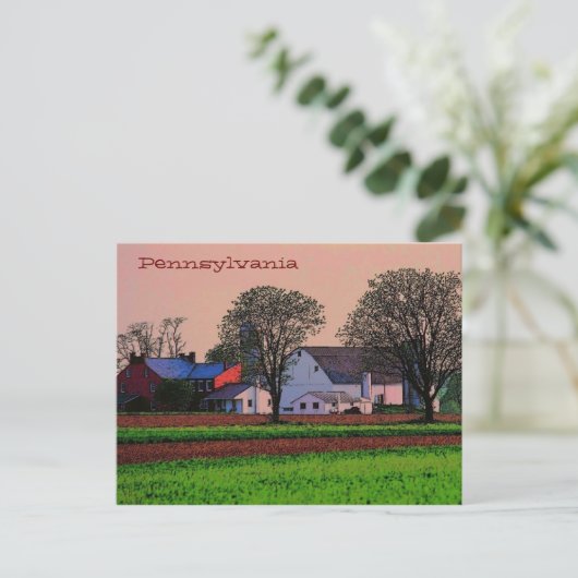 Carte postale de Pennsylvanie (Debout devant)