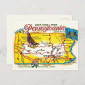 Carte postale de Pennsylvanie (Devant / Derrière)