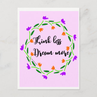 Carte postale de penseurs et de rêveurs