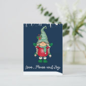 Carte postale de Père Noël un petit ami (Debout devant)