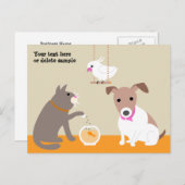 Carte postale de Pet Sitter (Devant / Derrière)