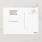 Carte postale de Pet Sitter (Dos)