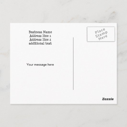 Carte postale de Pet Sitter (Dos)