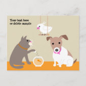 Carte postale de Pet Sitter (Devant)