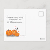 Carte postale de petite sorcière mignonne d'Hallow (Dos)