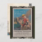 Carte Postale De Peur Qu'Ils Perdent L'Affiche (Devant / Derrière)