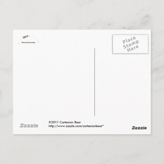 carte postale de Pharaon-dynamique (Dos)