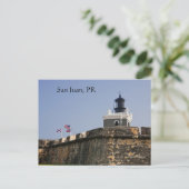 Carte postale de phare de San Juan (Debout devant)