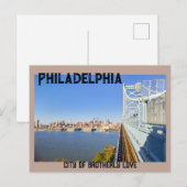 Carte postale de Philadelphie (Devant / Derrière)