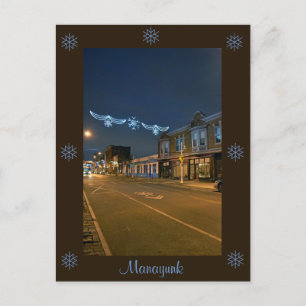 Carte postale de Philadelphie-Rue principale Manay