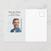 Carte postale de photo d'acteur (Dos)