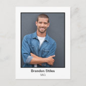 Carte postale de photo d'acteur (Devant)